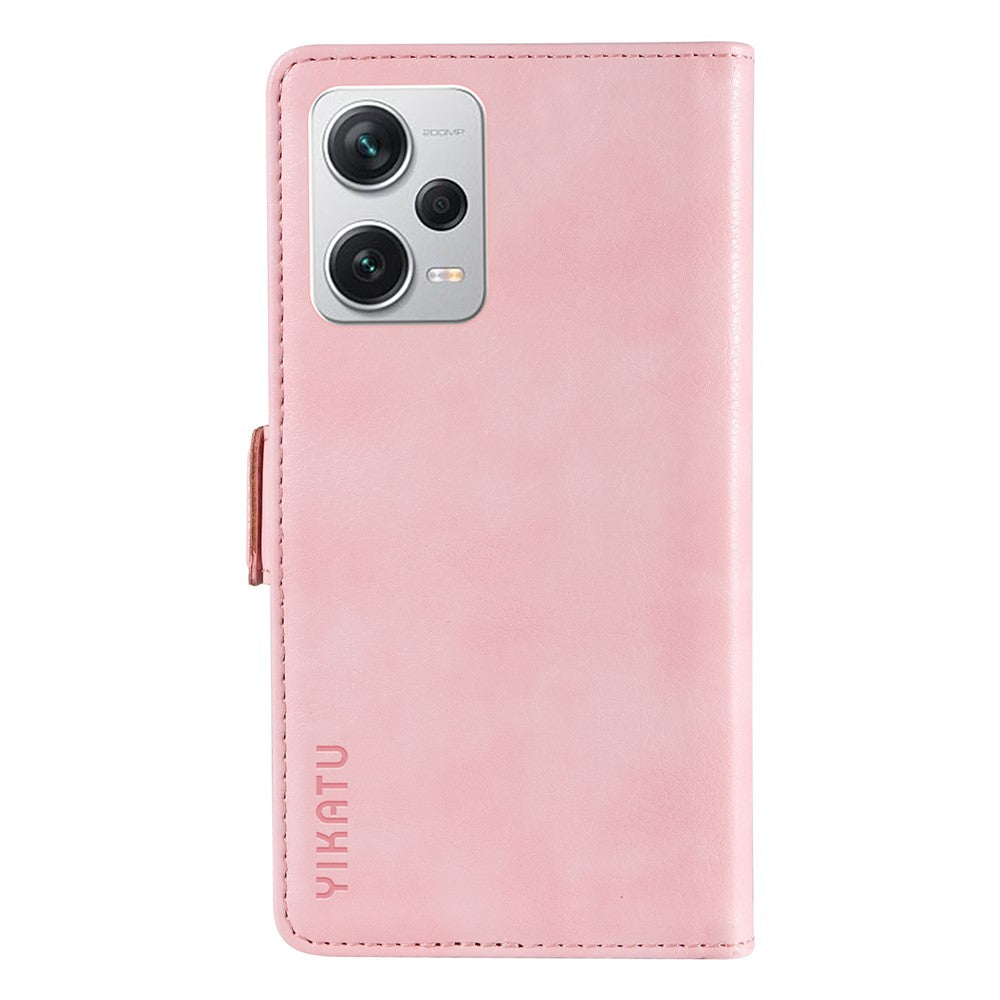 YIKATU YK-007 For Xiaomi Redmi Note 12 Pro+ 5G Case PU Leather Phone Cover with Wallet