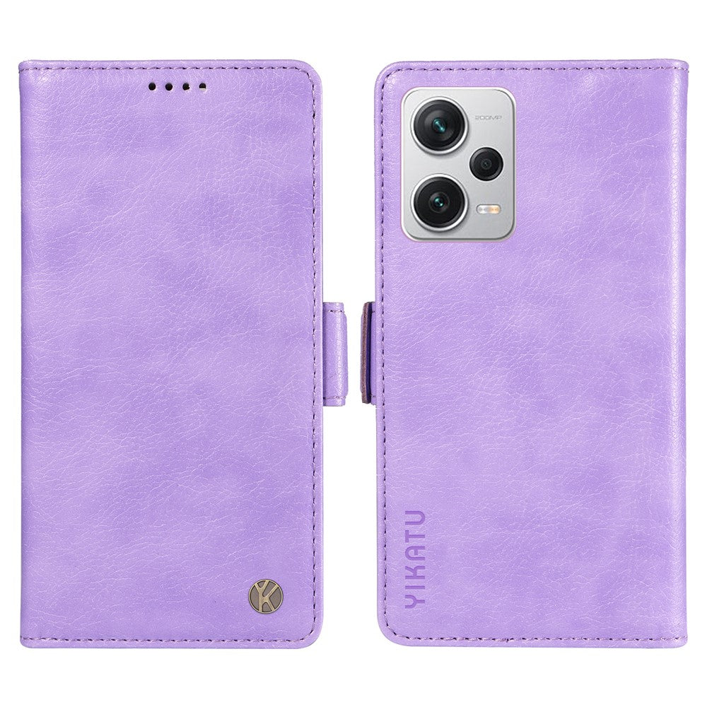 YIKATU YK-007 För Xiaomi Redmi Note 12 Pro+ 5G Skal PU-lädermobilfodral med plånbok