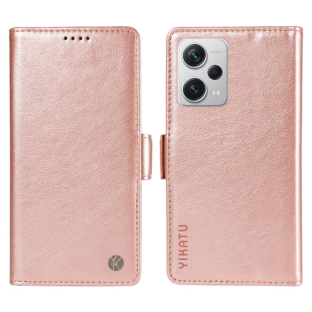YIKATU YK-007 För Xiaomi Redmi Note 12 Pro+ 5G Skal PU-lädermobilfodral med plånbok