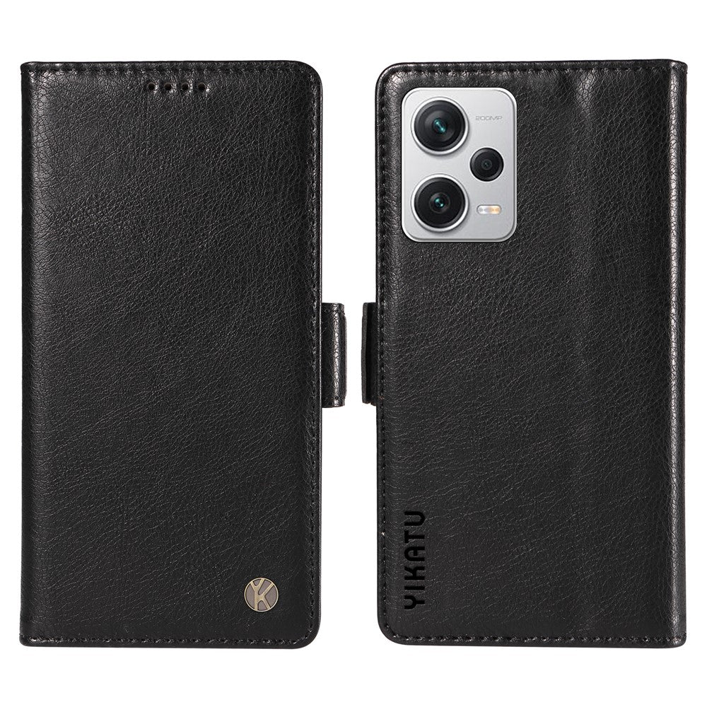 YIKATU YK-007 För Xiaomi Redmi Note 12 Pro+ 5G Skal PU-lädermobilfodral med plånbok