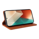 YIKATU YK-001 För Xiaomi Redmi Note 13 5G Mobilskal Heltäckande Folio Flip Läderfodral
