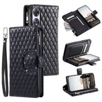 Style 012 for Oppo A58 5G Case Rhombus PU Leather Wallet Phone Cover