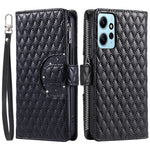 Style 012 for Xiaomi Redmi Note 12 4G Case Leather Phone Cover with Zipper Wallet Stand