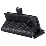 Style 012 for Xiaomi 13T / 13T Pro / Redmi K60 Ultra Wallet Case PU Leather Rhombus Pattern Phone Cover