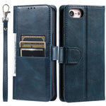 013 Style For iPhone 6 / 6s / 7 / 8 4.7-inch / SE(2020) / SE(2022) Case 6 Card Slots Wallet Flip Stand Phone Cover