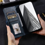 013 Style For iPhone 6 / 6s / 7 / 8 4.7-inch / SE(2020) / SE(2022) Case 6 Card Slots Wallet Flip Stand Phone Cover