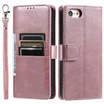 013 Style For iPhone 6 / 6s / 7 / 8 4.7-inch / SE(2020) / SE(2022) Case 6 Card Slots Wallet Flip Stand Phone Cover
