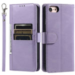 013 Style For iPhone 6 / 6s / 7 / 8 4.7-inch / SE(2020) / SE(2022) Case 6 Card Slots Wallet Flip Stand Phone Cover