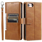 013 Style For iPhone 6 / 6s / 7 / 8 4.7-inch / SE(2020) / SE(2022) Case 6 Card Slots Wallet Flip Stand Phone Cover