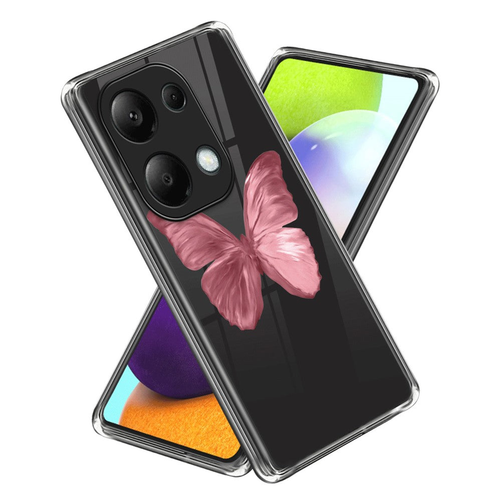 For Xiaomi Redmi Note 13 Pro 4G / Poco M6 Pro 4G TPU Phone Case IMD Pattern Printing Back Cover