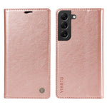 YIKATU YK-006 For Samsung Galaxy S21 5G / S21 4G Wallet Phone Case Litchi Texture Leather Flip Cover