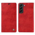 YIKATU YK-006 For Samsung Galaxy S21 5G / S21 4G Wallet Phone Case Litchi Texture Leather Flip Cover