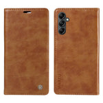 YIKATU YK-006 För Samsung Galaxy A24 4G (162,1 X 77,6 X 8,3 mm) mobilskal Litchitexturerat Läder Flip Plånboksfodral