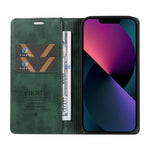 YIKATU YK-006 For iPhone 13 Wallet Case Anti-Scratch Leather Phone Cover