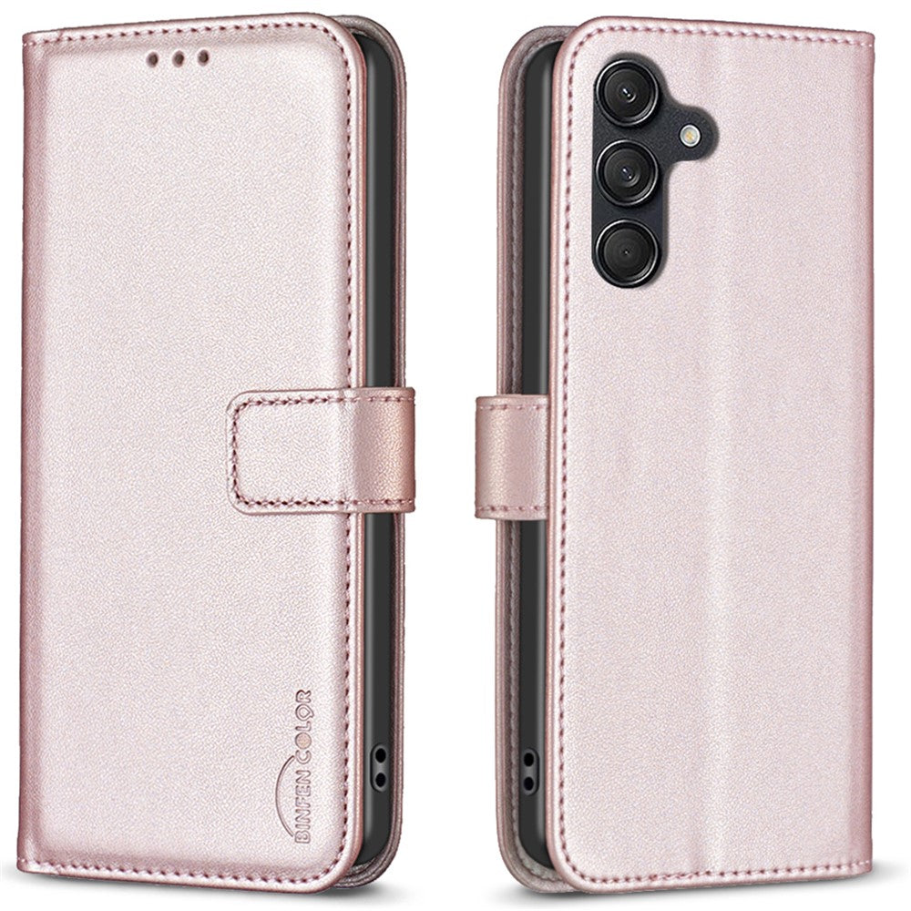 BINFEN COLOR BF17 For Samsung Galaxy M55 5G / C55 5G / F55 5G Wallet Case Shockproof Leather Phone Cover