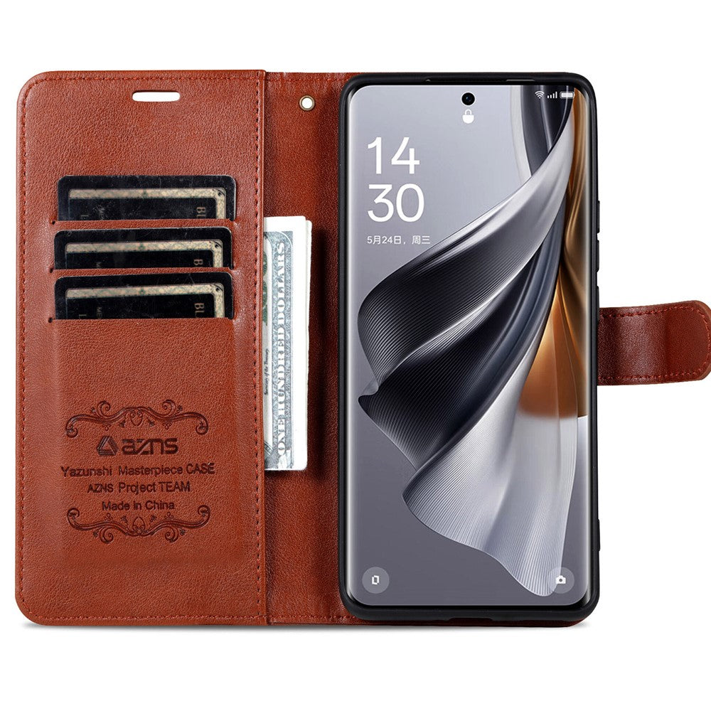 AZNS För Xiaomi 14 Ultra Skal Stativ Plånbok Stötsäkert Läder mobilskal