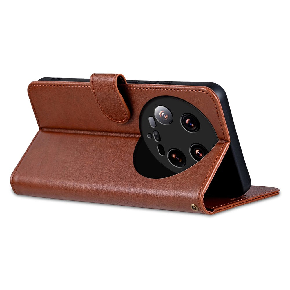 AZNS For Xiaomi 14 Ultra Case Stand Wallet Shockproof Leather Phone Cover