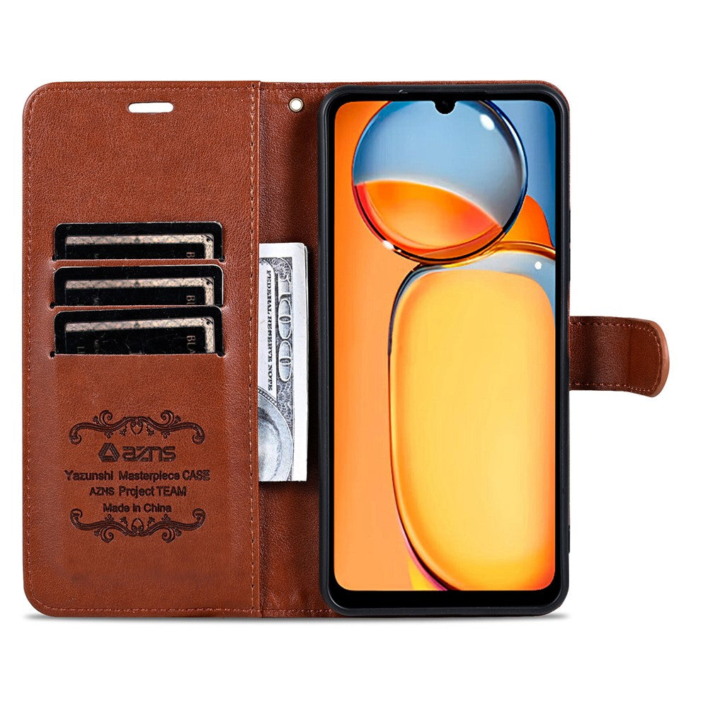 AZNS For Huawei Enjoy 70z Leather Case Wallet Card Slots Protective Phone Cover
