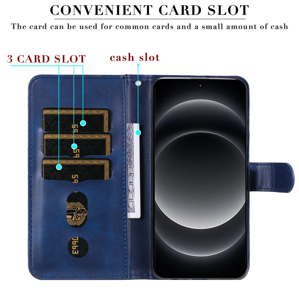 For Xiaomi 14 Ultra Case Calf Texture Zipper Wallet PU Leather Protective Phone Cover