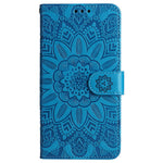 Til Samsung Galaxy M55 5G / C55 5G / F55 5G Læder Cover Pung Stativ Solsikke Telefoncover