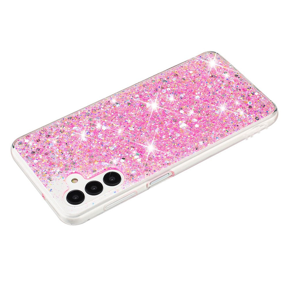Samsung Galaxy A34 5G-skal Epoxy Glittrigt TPU Stoppsäkert Mobilskal