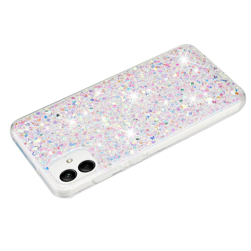 mobilskydd för Samsung Galaxy A05 4G Skal Epoxy Glittrigt Puder TPU mobilskal