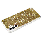 Samsung Galaxy A15 5G Stöttåligt Fodral Glitter Epoxy TPU mobilskal