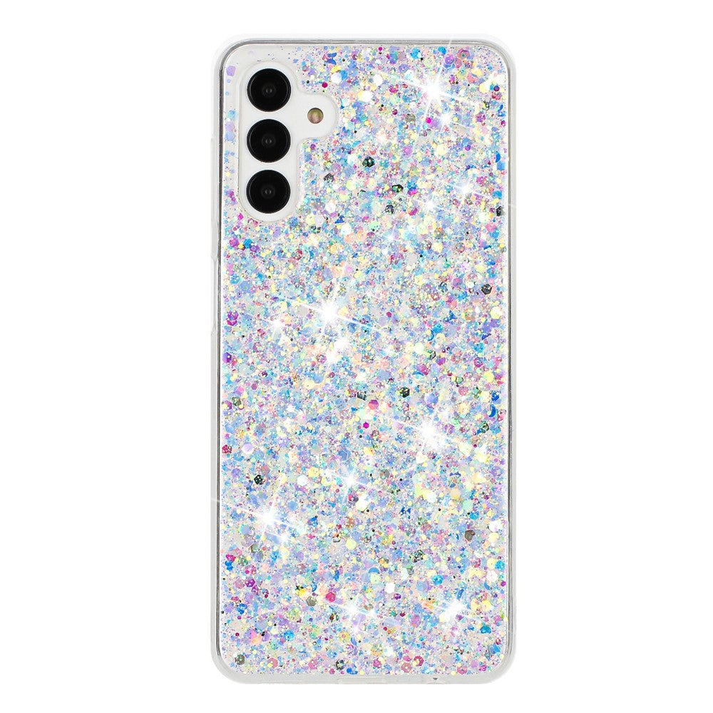 Samsung Galaxy A15 5G Stöttåligt Fodral Glitter Epoxy TPU mobilskal