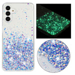 For Samsung Galaxy A25 5G (Global) (161.0 x 76.5 x 8.3mm) Covers Epoxy Glitter Gnistrende Lysende TPU Telefoncover