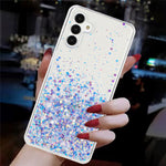 For Samsung Galaxy A25 5G (Global) (161.0 x 76.5 x 8.3mm) Covers Epoxy Glitter Gnistrende Lysende TPU Telefoncover