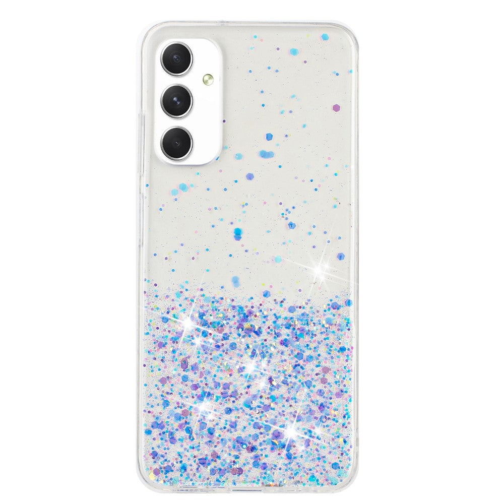 Til Samsung Galaxy A05s 4G Lysende Telefoncover Epoxy Glitter Sparkle TPU Telefonetui