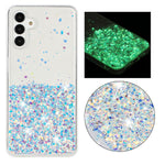 Til Samsung Galaxy A04s 4G (164.7mm) / A13 5G Cover Glitter Sparkle Epoxy TPU Selvlysende Telefoncover