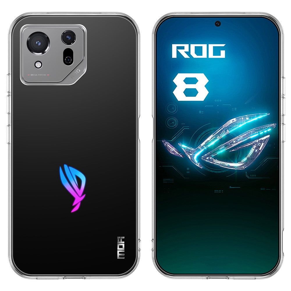 MOFI For Asus ROG Phone 8 Pro 5G Flexible Cell Phone Case Anti-Scratch TPU Phone Cover