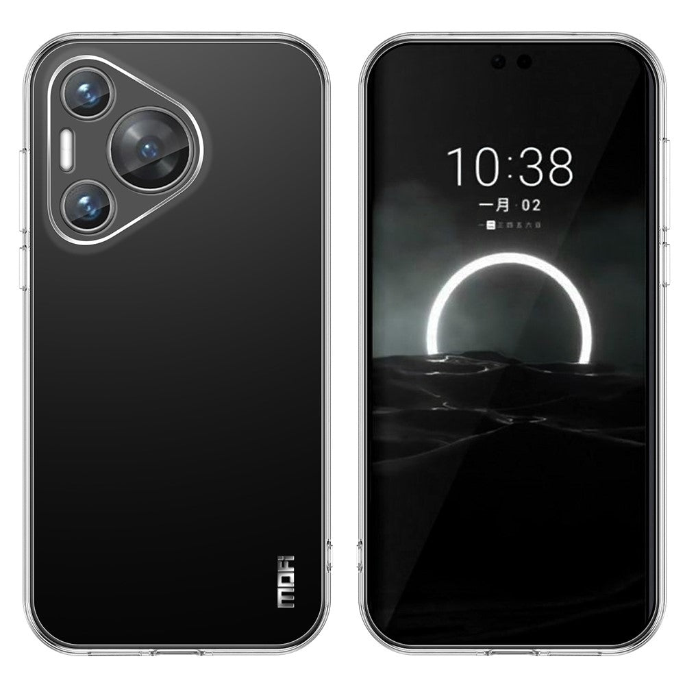 MOFI For Huawei Pura 70 Pro / 70 Pro+ Case Precise Cutout Anti-scratch Clear TPU Phone Cover