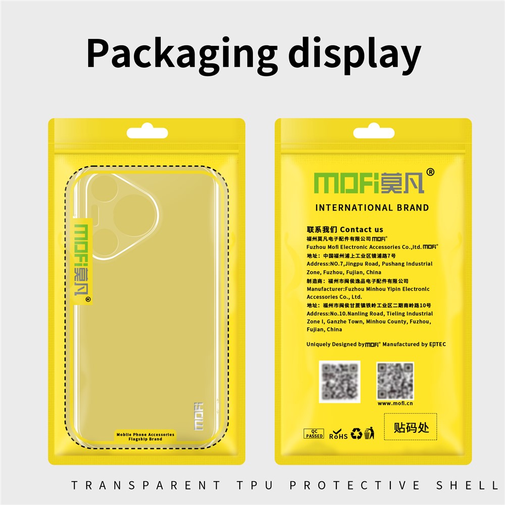 MOFI JK TPU Series-1 For Huawei Pura 70 Ultra Case Soft TPU Protective Phone Cover
