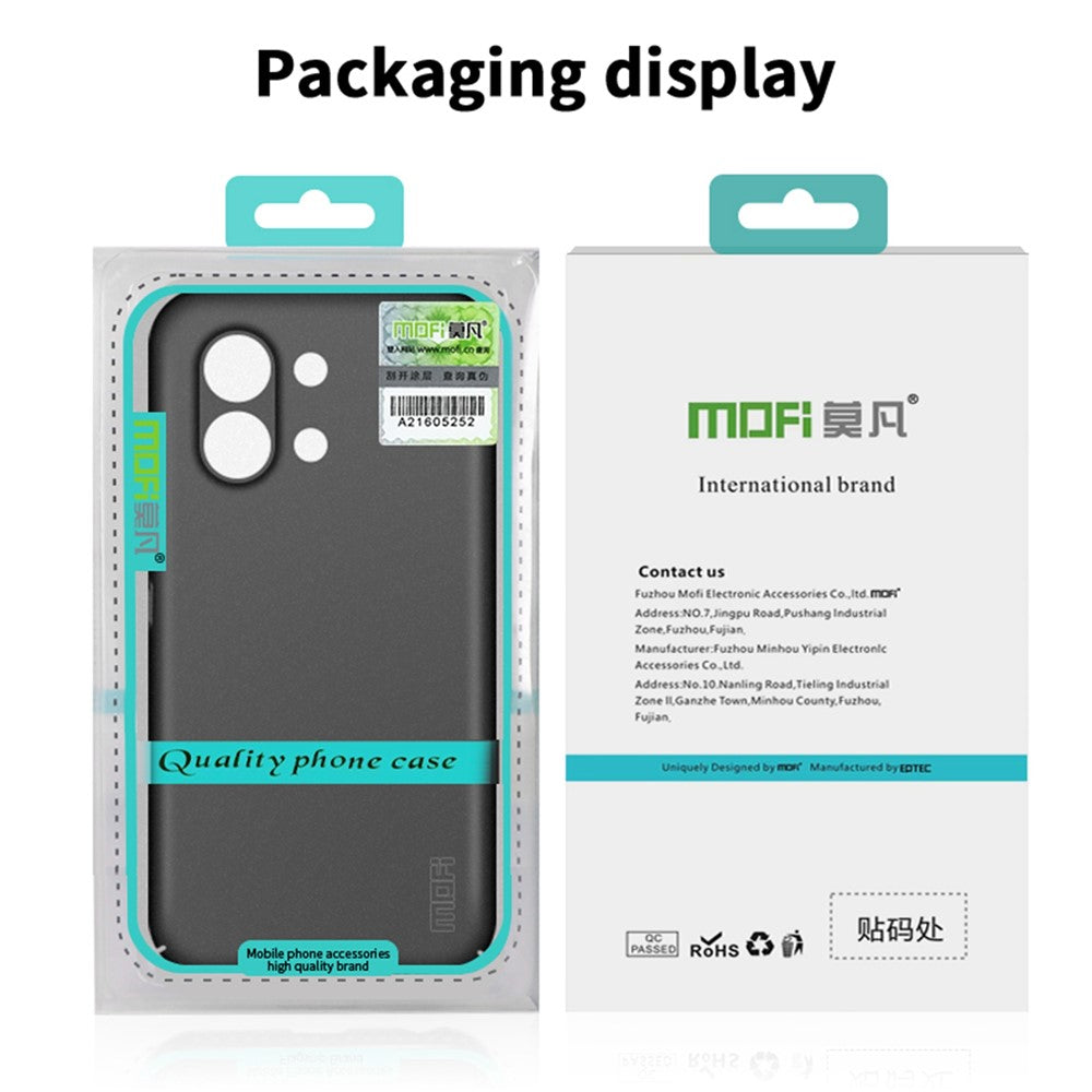 MOFI Shield Matte Series for Xiaomi Redmi Note 13 Pro 4G / Poco M6 Pro 4G Phone Case PC Back Cover
