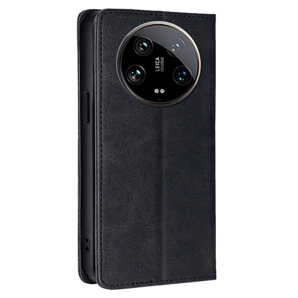 For Xiaomi 14 Ultra Case Calf Texture PU Leather Wallet Phone Cover
