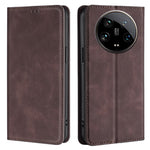 For Xiaomi 14 Ultra Case Skin Feeling PU Leather Phone Cover with Card Slots