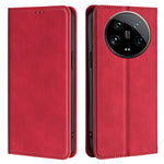 For Xiaomi 14 Ultra Case Skin Feeling PU Leather Phone Cover with Card Slots