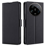 For Xiaomi 14 Ultra Case PU Leather Cover Side Magnetic Clasp Design