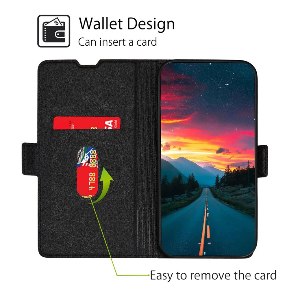 For Xiaomi 14 Ultra Case PU Leather Cover Side Magnetic Clasp Design