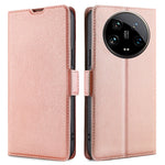 For Xiaomi 14 Ultra Case PU Leather Cover Side Magnetic Clasp Design