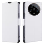 For Xiaomi 14 Ultra Case PU Leather Cover Side Magnetic Clasp Design