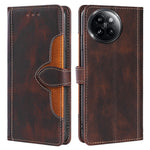 Skin-Touch-mobilcover til Xiaomi Civi 4 Pro 5G / 14 Civi 5G, stråhat-design, PU-læder, stativ og pung-etui