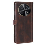 Wallet Phone Case for Huawei nova 12i 4G Anti-Scratch PU Leather Phone Cover with Straw Hat Pattern