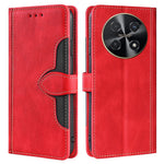 Wallet Phone Case for Huawei nova 12i 4G Anti-Scratch PU Leather Phone Cover with Straw Hat Pattern