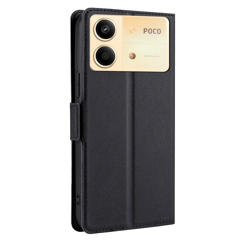For Xiaomi Redmi Note 13R Pro 5G PU Leather + TPU Case Protective Phone Stand Cover