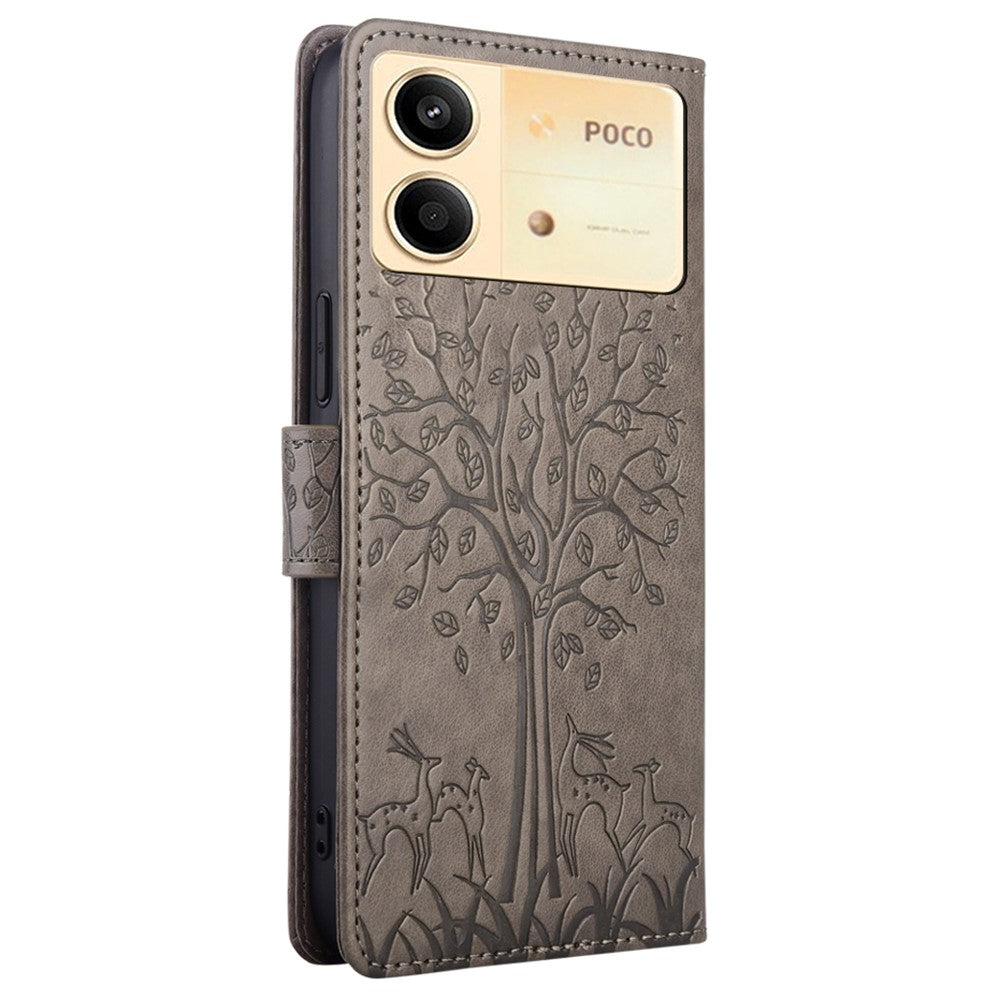 For Xiaomi Redmi Note 13R Pro 5G Case Imprinted PU Leather Wallet Stand Phone Cover