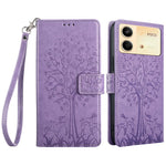 For Xiaomi Redmi Note 13R Pro 5G Case Imprinted PU Leather Wallet Stand Phone Cover