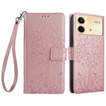 For Xiaomi Redmi Note 13R Pro 5G Case Imprinted PU Leather Wallet Stand Phone Cover
